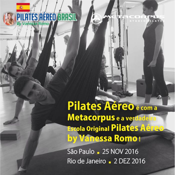 DE VOLTA AO BRASIL! Curso Completo de Pilates Aéreo com Certificação Internacional  NOV/DEZ 2016!